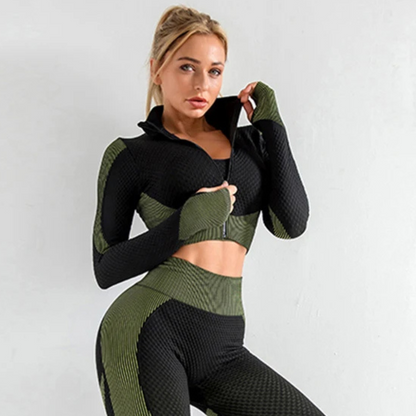 Tenue de yoga sans couture