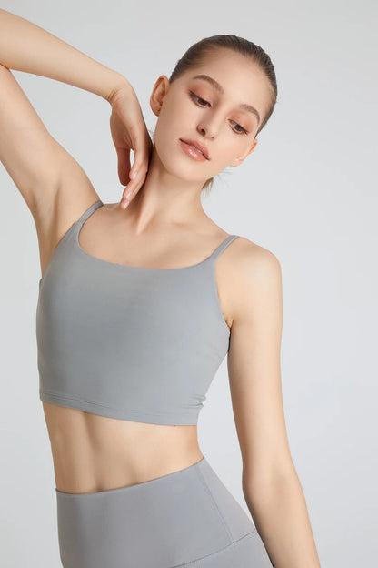 QINACTIVE Nylon Top Women Bra Sexy Top Woman Breathable Underwear Women Fitness Yoga Sports Bra For Women Gym
