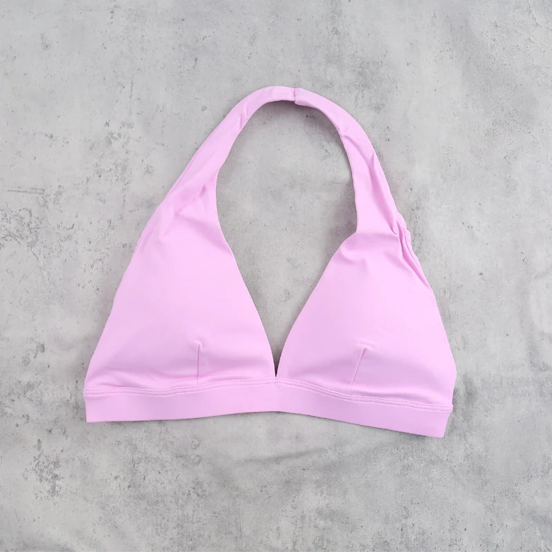 QINACTIVE Women's Yoga Sports Bra Running Fitness Cycling Removable Padded Breathable Comfortable Bra