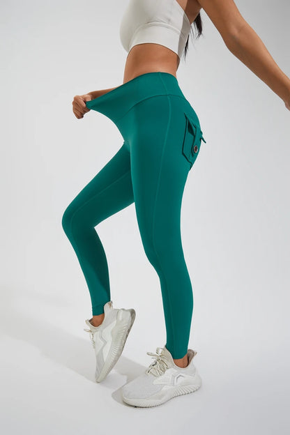 QINACTIVE Leggings Women For Gym With Pocket Leggins Yoga Pants Fitness Tights High Waist Fitness Legging Womens Clothing