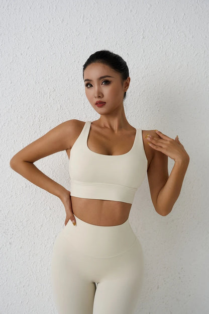 QINACTIVE 17 Colors Sports Bra For Women Gym Top Women's Bras Solid Color Nylon Yoga Bra Sexy Top  Breathable Underwear Fitness