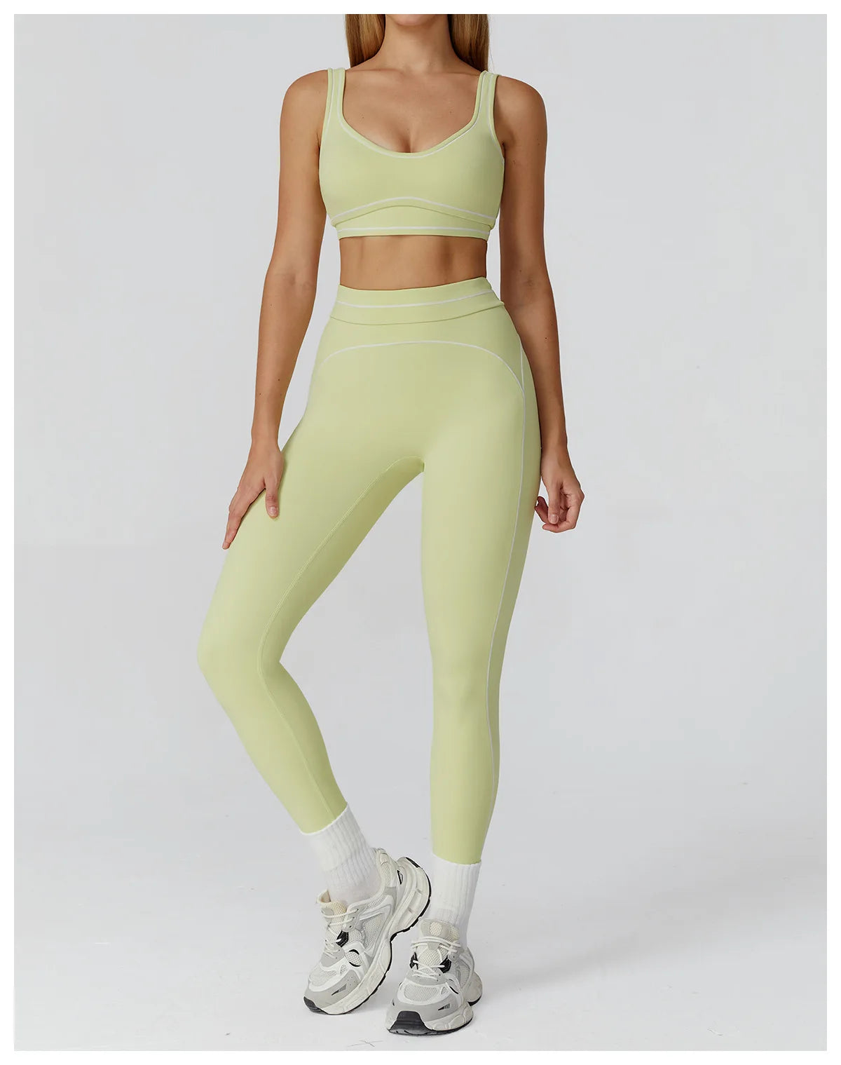 Ningyu Color Contrast Yoga Bra Women's Breathable Gym Fitness Bra Shockproof Sport Underwear Female Workout Bra Push Up Crop Top