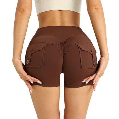 Sports shorts with pocket