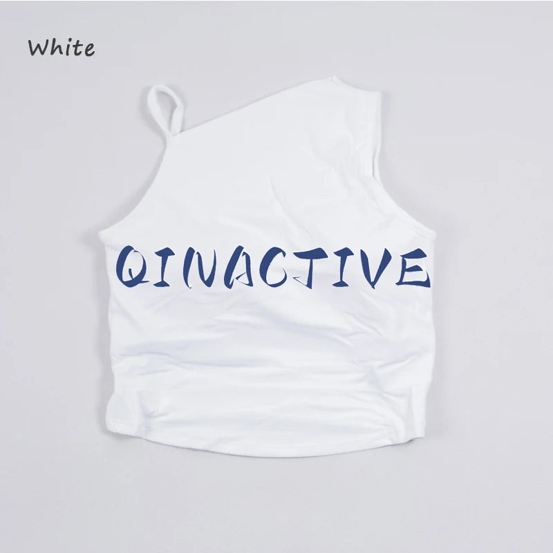 QINACTIVE Women's Tight fitting sports vest yoga vest sports back running high-strength shock-absorbing fitness bra