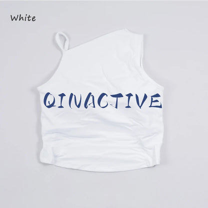 QINACTIVE Women's Tight fitting sports vest yoga vest sports back running high-strength shock-absorbing fitness bra