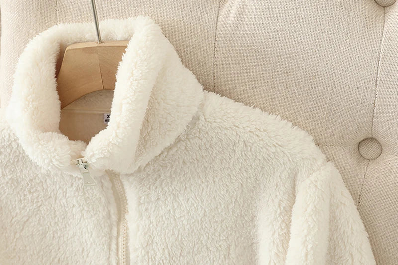 Manteau polaire pour femme