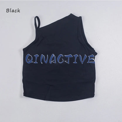 QINACTIVE Women's Tight fitting sports vest yoga vest sports back running high-strength shock-absorbing fitness bra