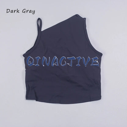QINACTIVE Women's Tight fitting sports vest yoga vest sports back running high-strength shock-absorbing fitness bra