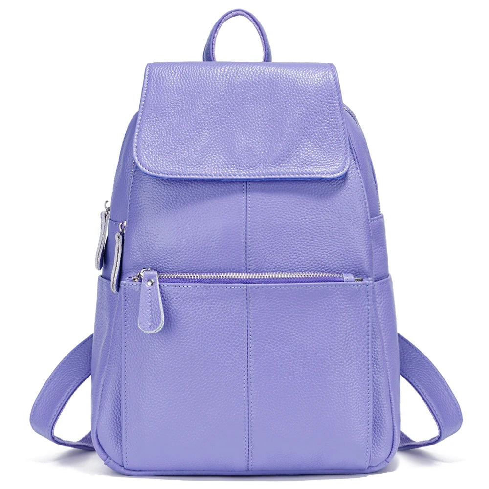 Sac à dos en cuir pour femme