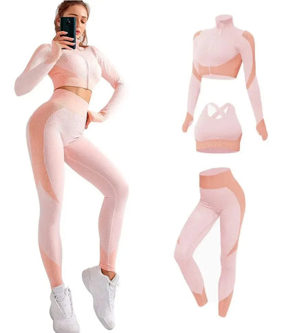 Tenue de yoga sans couture