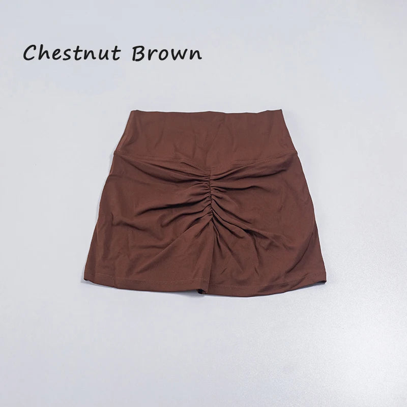 QINACTIVE Women's Sports Shorts High Elasticity Tight Fitting High Waist and Buttocks Yoga Shorts Fitness Outdoor Sport