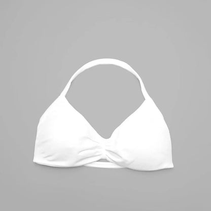 NCLAGEN Strappy Bra Gym Top Women High Support Thin Strap Seamless Halter Sports Bras Scrunch Workout Yoga Underwear With Pads