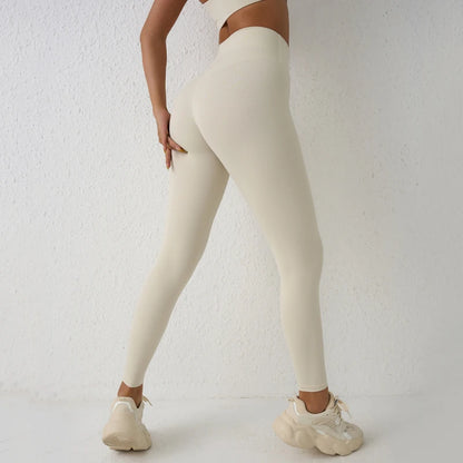 QINACTIVE Yoga pants for women with no awkward lines high waist and hip lifting quick drying yoga sport pants