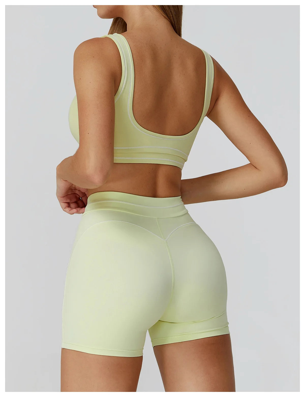 Ningyu Color Contrast Yoga Bra Women's Breathable Gym Fitness Bra Shockproof Sport Underwear Female Workout Bra Push Up Crop Top