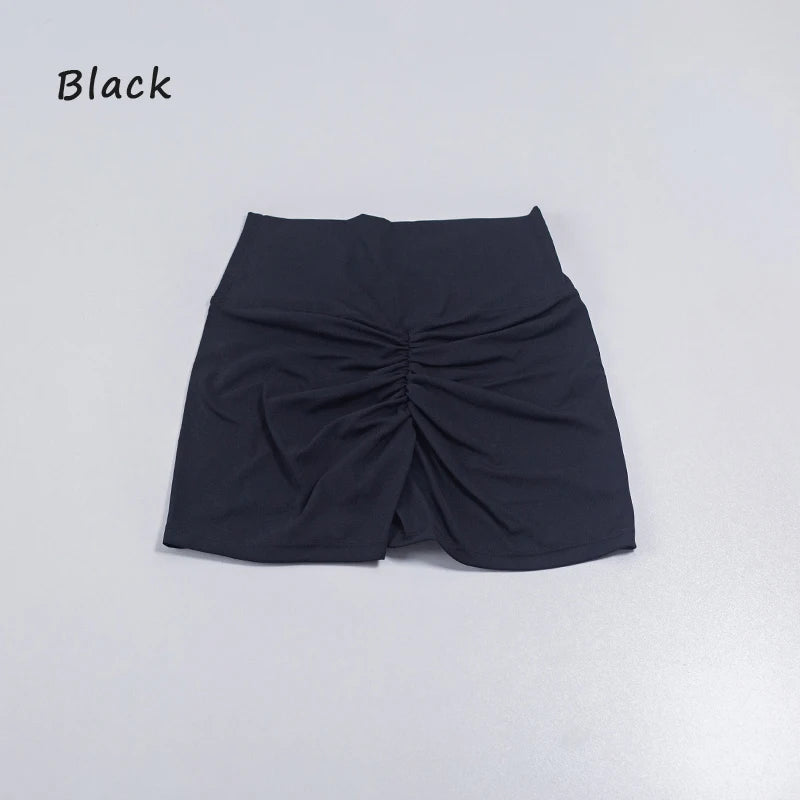 QINACTIVE Women's Sports Shorts High Elasticity Tight Fitting High Waist and Buttocks Yoga Shorts Fitness Outdoor Sport