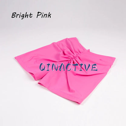 QINACTIVE V-Back Shorts Womens Clothing Gym Short Shorts Cycling Shorts Activewear High Elastic Tights Fitness Leggings