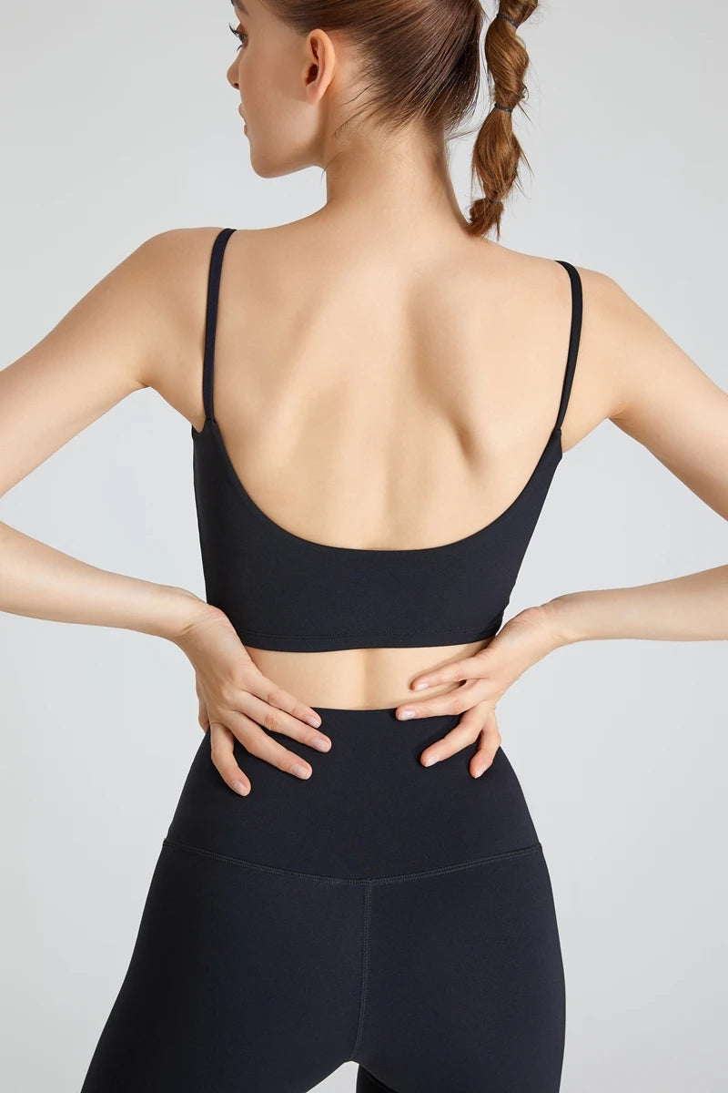 QINACTIVE Nylon Top Women Bra Sexy Top Woman Breathable Underwear Women Fitness Yoga Sports Bra For Women Gym