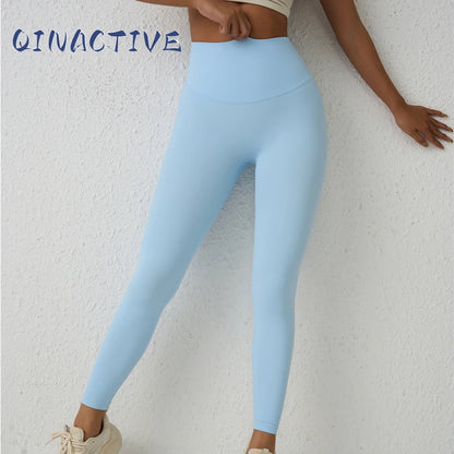 QINACTIVE Yoga pants for women with no awkward lines high waist and hip lifting quick drying yoga sport pants