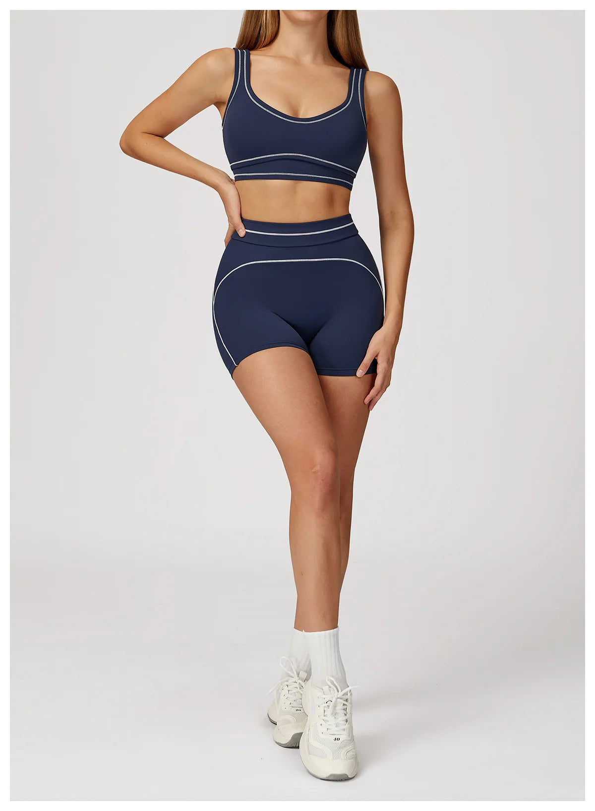 Ningyu Color Contrast Yoga Bra Women's Breathable Gym Fitness Bra Shockproof Sport Underwear Female Workout Bra Push Up Crop Top