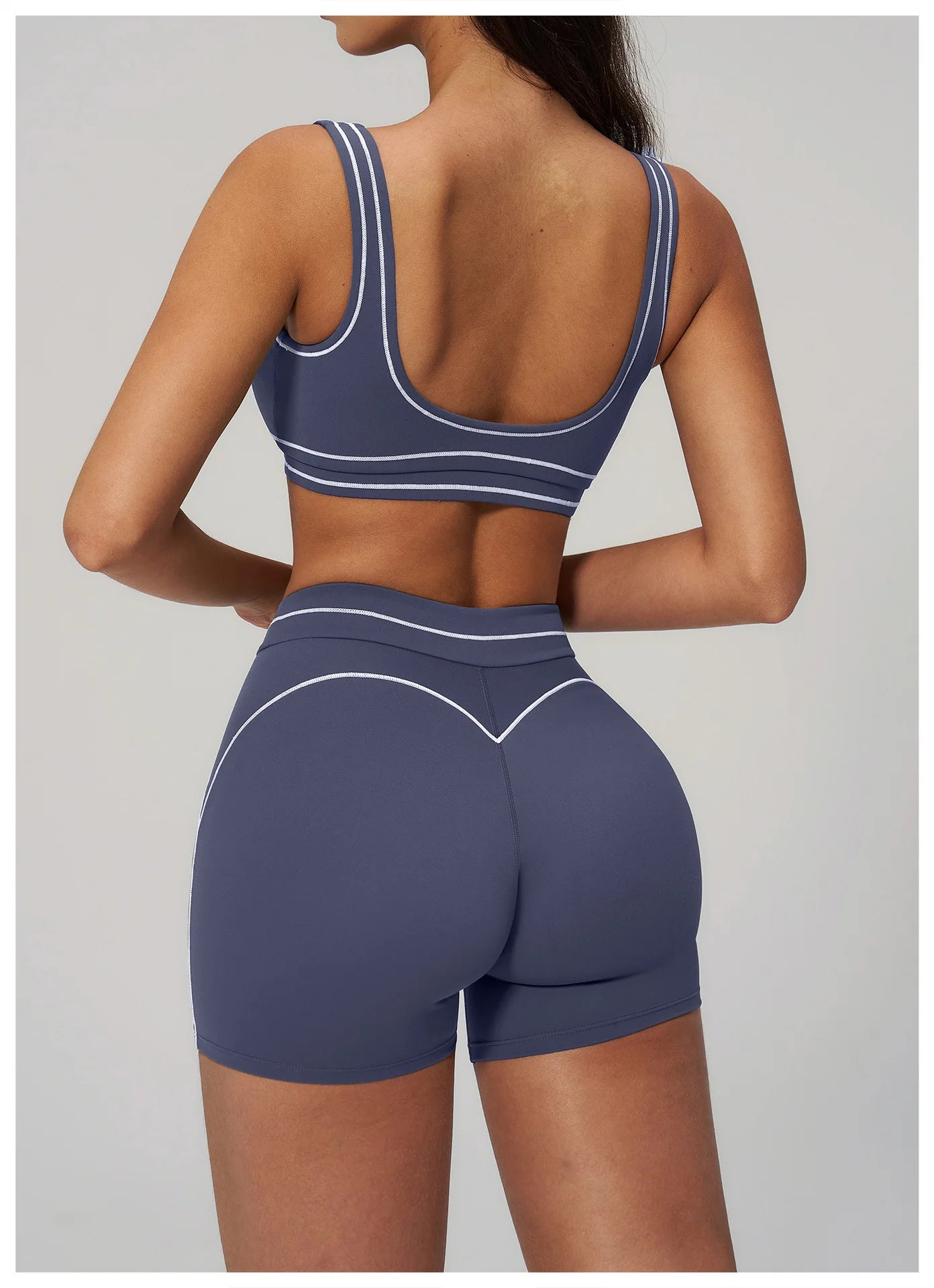 Ningyu Color Contrast Yoga Bra Women's Breathable Gym Fitness Bra Shockproof Sport Underwear Female Workout Bra Push Up Crop Top