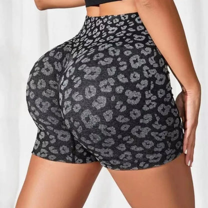 Leopard print shorts