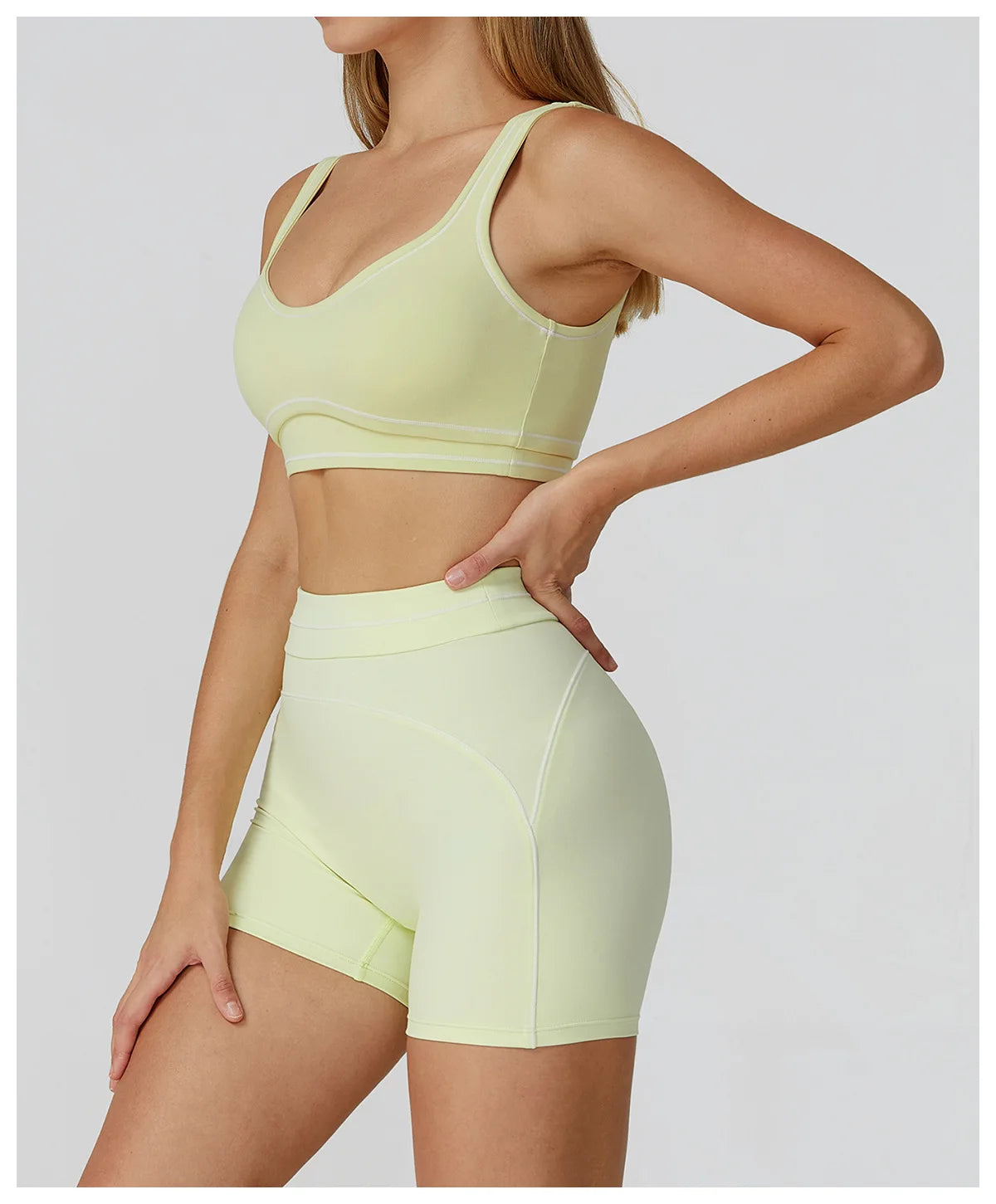 Ningyu Color Contrast Yoga Bra Women's Breathable Gym Fitness Bra Shockproof Sport Underwear Female Workout Bra Push Up Crop Top