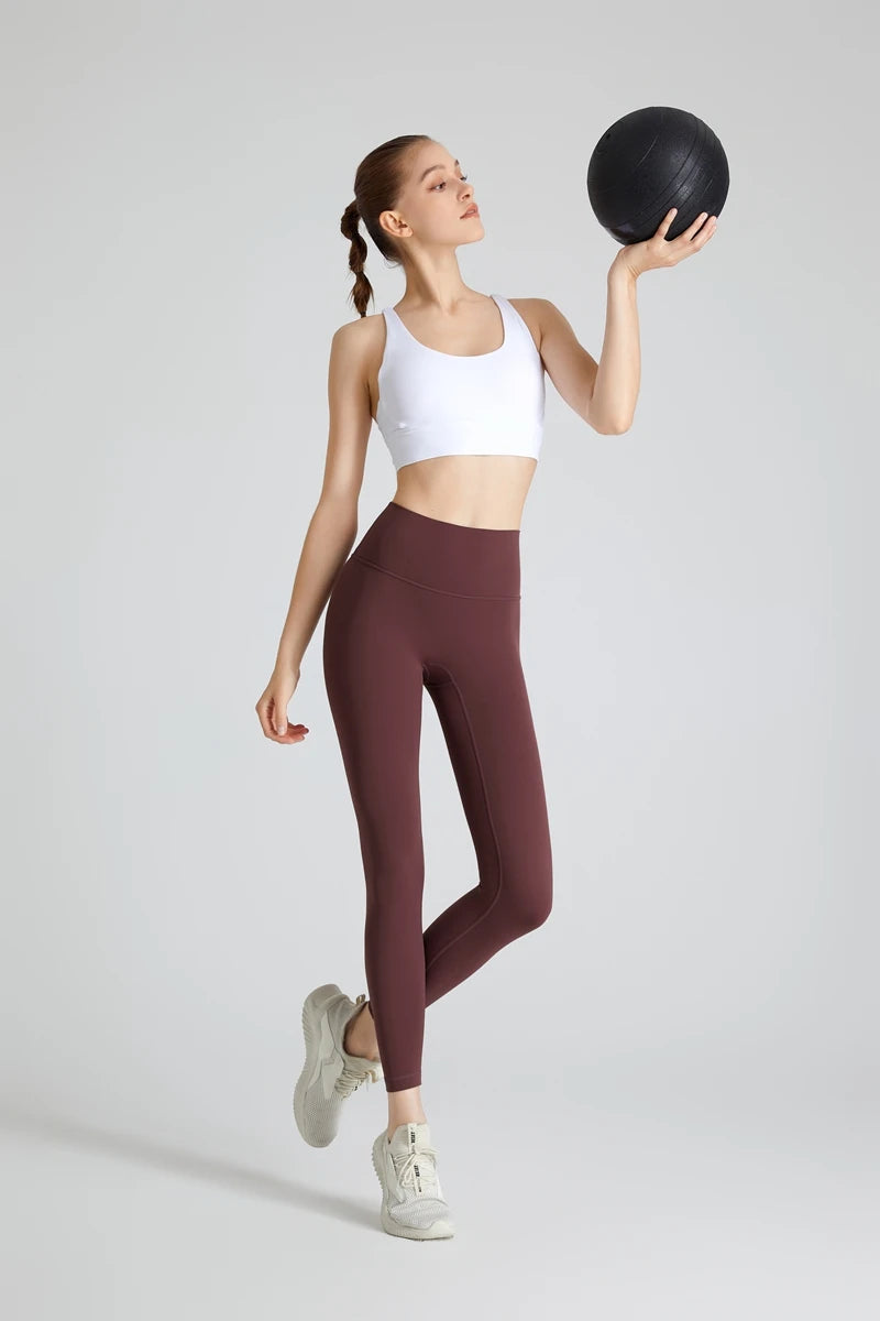 QINACTIVE 17 Colors Sports Bra For Women Gym Top Women's Bras Solid Color Nylon Yoga Bra Sexy Top  Breathable Underwear Fitness