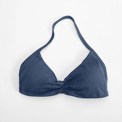 NCLAGEN Strappy Bra Gym Top Women High Support Thin Strap Seamless Halter Sports Bras Scrunch Workout Yoga Underwear With Pads
