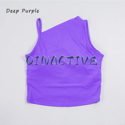 QINACTIVE Women's Tight fitting sports vest yoga vest sports back running high-strength shock-absorbing fitness bra