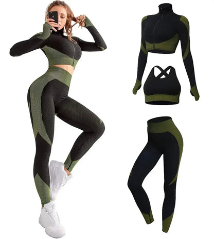 Tenue de yoga sans couture
