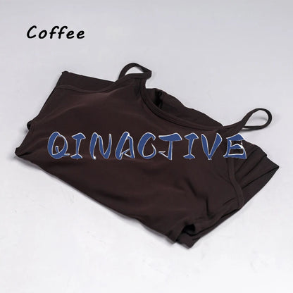 QINACTIVE Gym Jumpsuit Women 2023 Solid Color Sets Gym Clothing Fitness Suit Workout Clothes for Women Playsuit