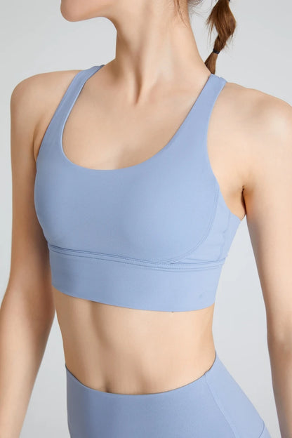 QINACTIVE 17 Colors Sports Bra For Women Gym Top Women's Bras Solid Color Nylon Yoga Bra Sexy Top  Breathable Underwear Fitness