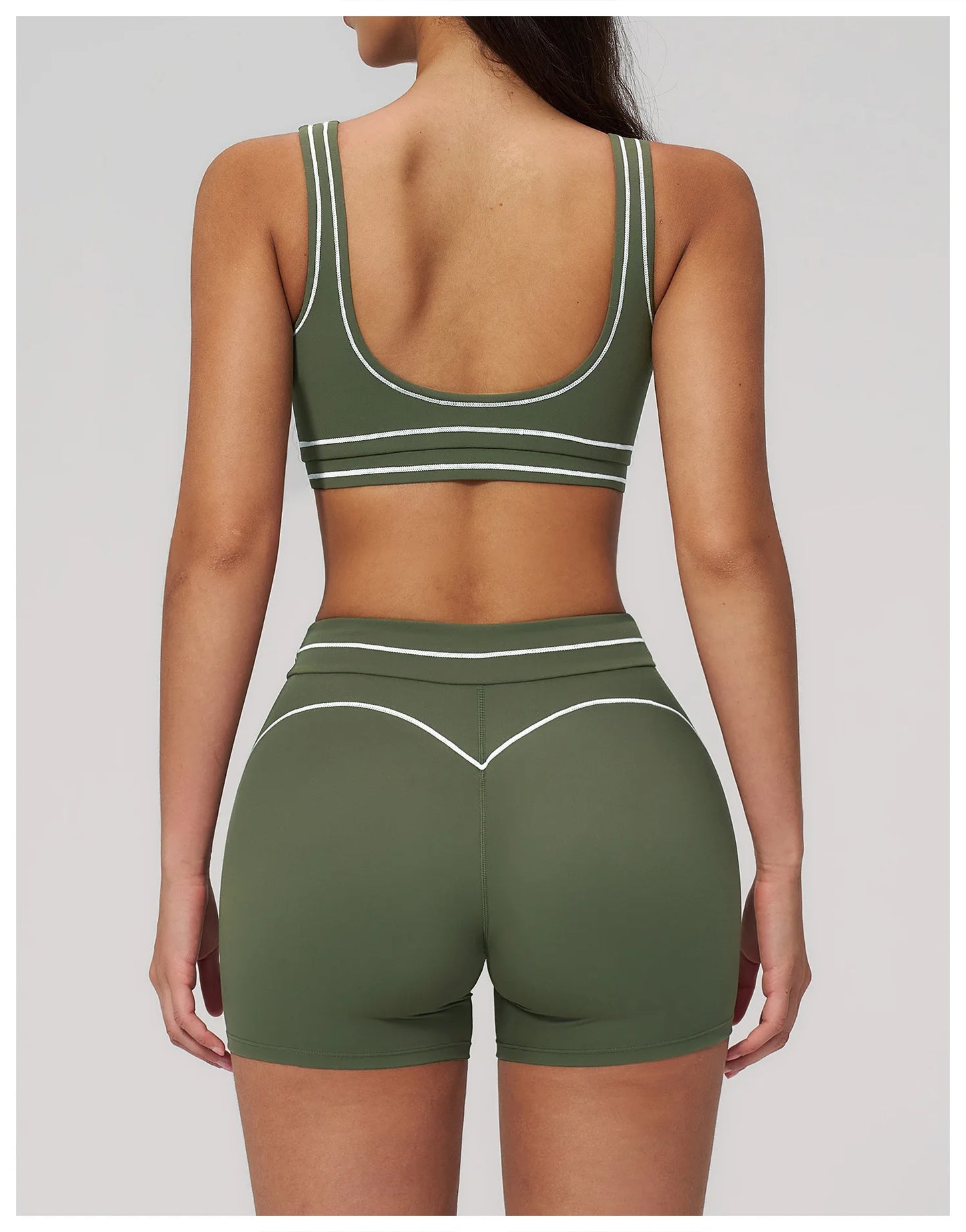 Ningyu Color Contrast Yoga Bra Women's Breathable Gym Fitness Bra Shockproof Sport Underwear Female Workout Bra Push Up Crop Top