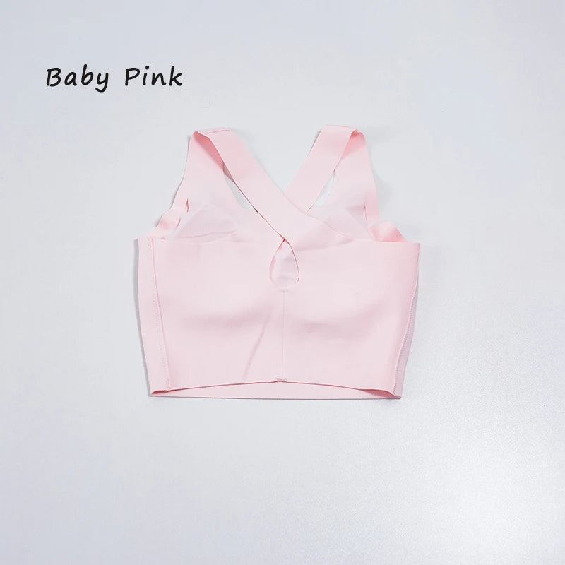 Women's Sports Vest Wide Shoulder Straps Yoga Bra Fixed Chest Cushion Shock-Absorbing Comfort Beautiful Back Fitness