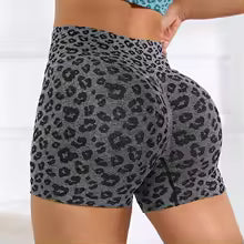 Leopard print shorts