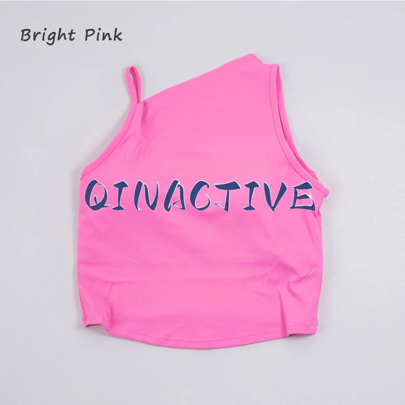 QINACTIVE Women's Tight fitting sports vest yoga vest sports back running high-strength shock-absorbing fitness bra