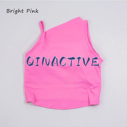 QINACTIVE Women's Tight fitting sports vest yoga vest sports back running high-strength shock-absorbing fitness bra
