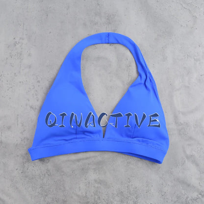 QINACTIVE Women's Yoga Sports Bra Running Fitness Cycling Removable Padded Breathable Comfortable Bra