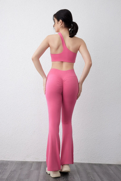 QINACTIV Flare Leggings Yoga Pants Women Bell-bottoms Yoga Trousers High Waist Fitness Pants Stretch Gym Casual Sports