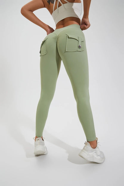 QINACTIVE Leggings Women For Gym With Pocket Leggins Yoga Pants Fitness Tights High Waist Fitness Legging Womens Clothing