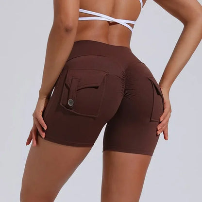 Sports shorts with pocket
