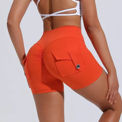 Sports shorts with pocket