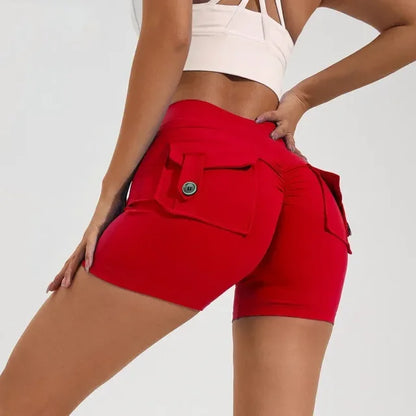 Sports shorts with pocket