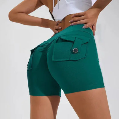 Sports shorts with pocket