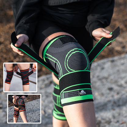 Elastic knee brace