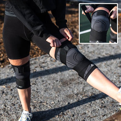 Elastic knee brace